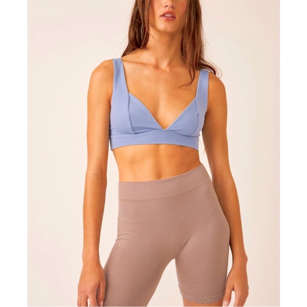NWT Free People Intimately FP Duo Corset Bralette in River Spell size XL